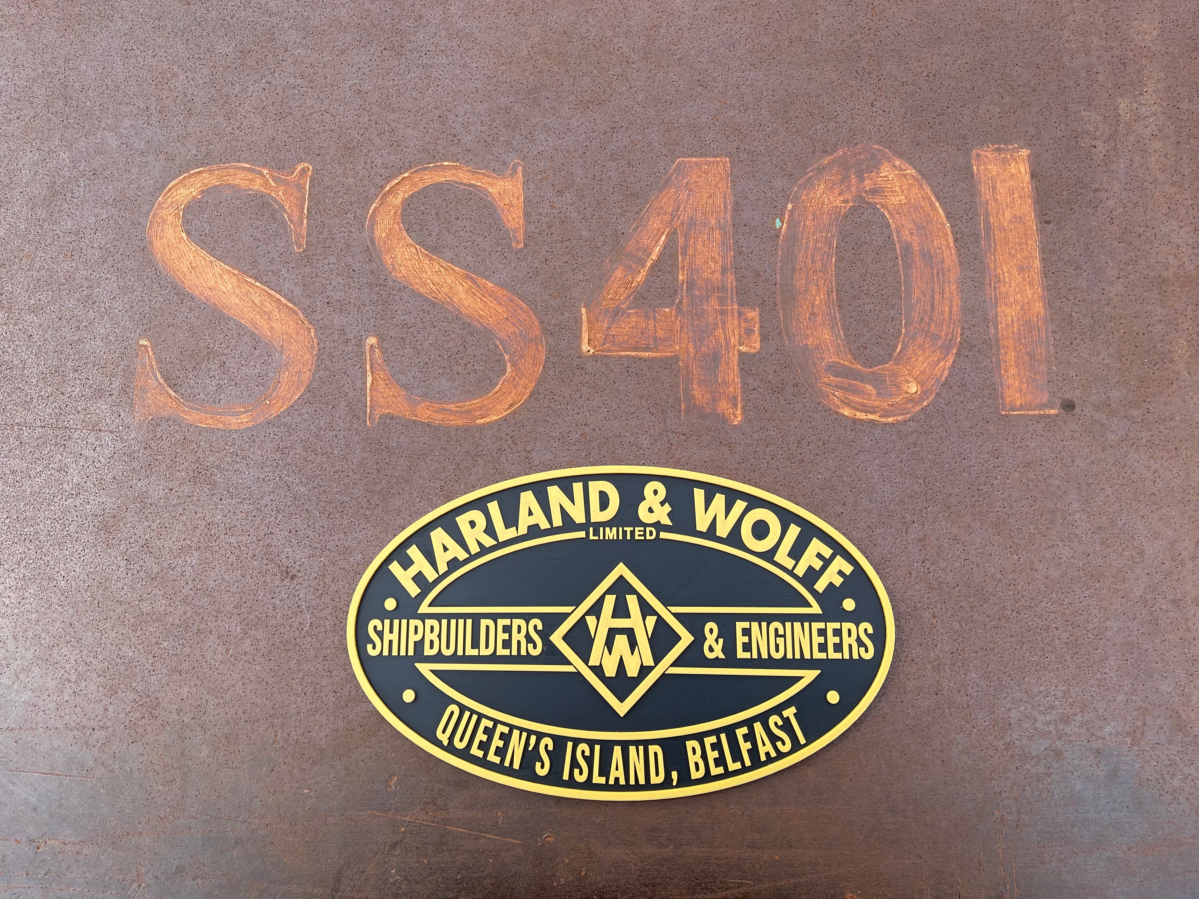 Harland & Wolff Shipbuilders Plaque